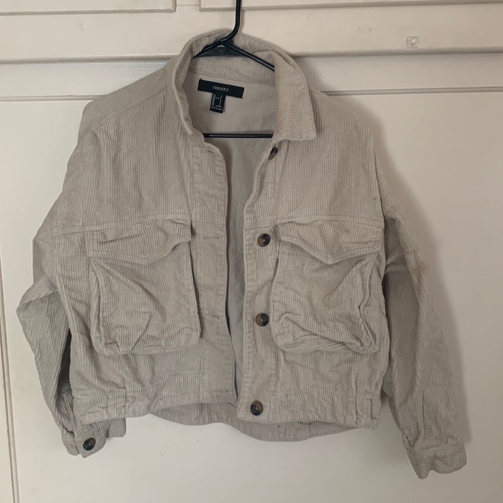 Corduroy Beige Jacket